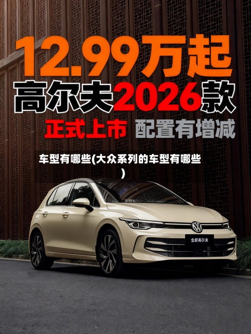 车型有哪些(大众系列的车型有哪些)-第2张图片
