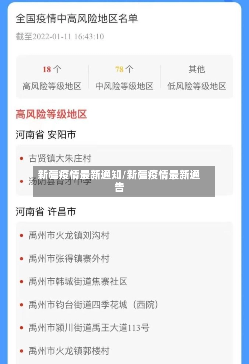 新疆疫情最新通知/新疆疫情最新通告-第2张图片
