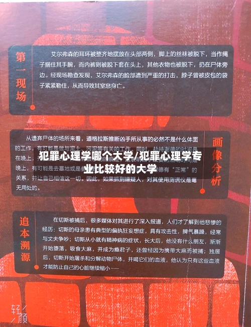犯罪心理学哪个大学/犯罪心理学专业比较好的大学