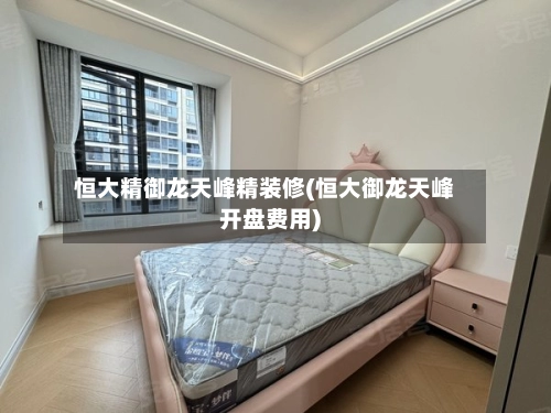 恒大精御龙天峰精装修(恒大御龙天峰开盘费用)