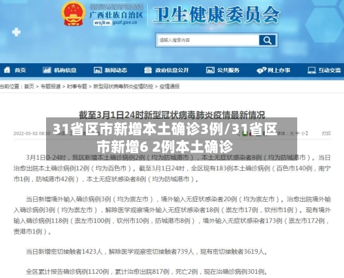 31省区市新增本土确诊3例/31省区市新增6 2例本土确诊-第2张图片