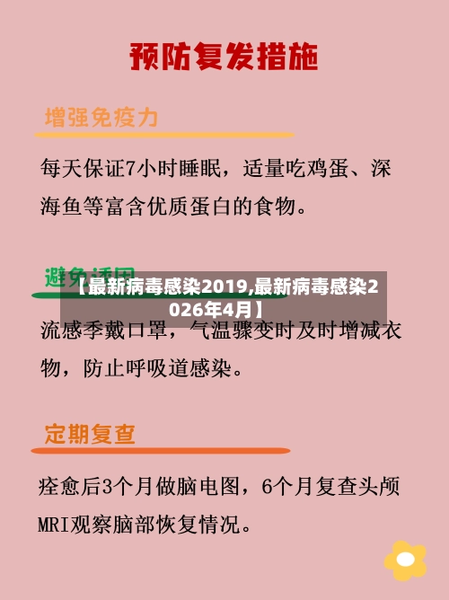 【最新病毒感染2019,最新病毒感染2026年4月】