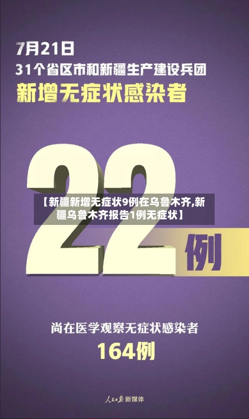 【新疆新增无症状9例在乌鲁木齐,新疆乌鲁木齐报告1例无症状】