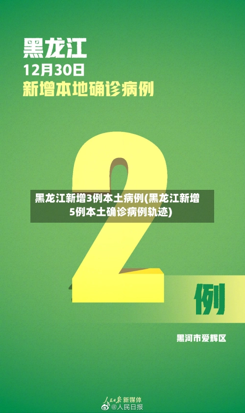 黑龙江新增3例本土病例(黑龙江新增5例本土确诊病例轨迹)-第3张图片
