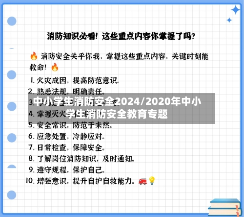 中小学生消防安全2024/2020年中小学生消防安全教育专题