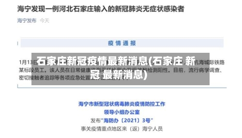 石家庄新冠疫情最新消息(石家庄 新冠 最新消息)-第3张图片