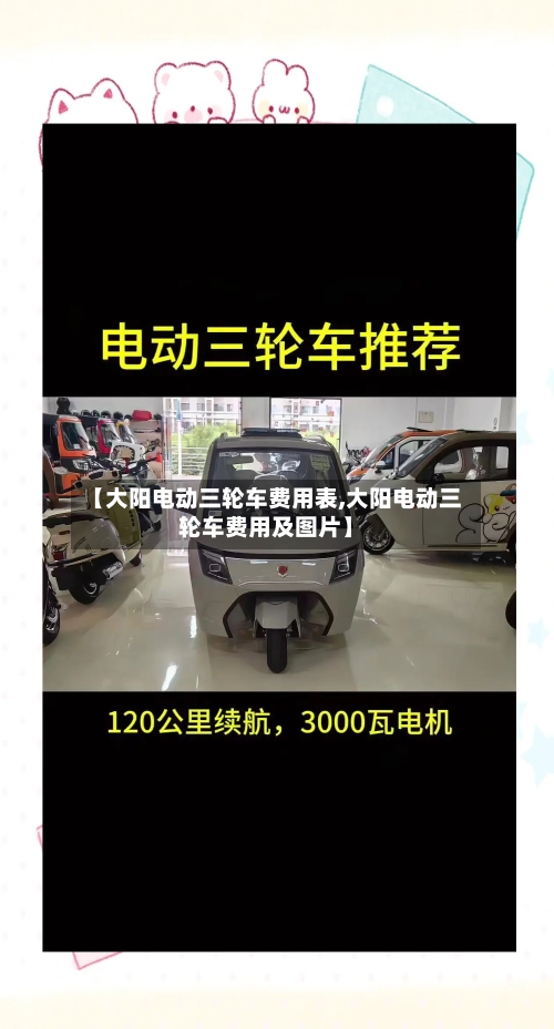【大阳电动三轮车费用表,大阳电动三轮车费用及图片】