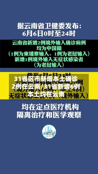 31省区市新增本土确诊2例在云南/31省新增6例本土均在云南