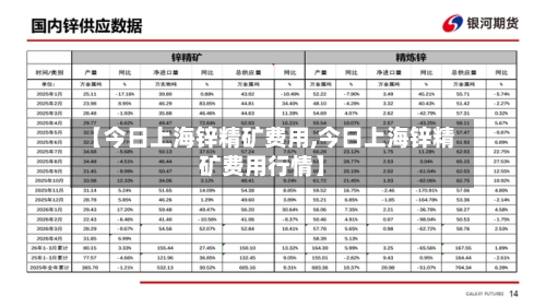 【今日上海锌精矿费用,今日上海锌精矿费用行情】-第2张图片